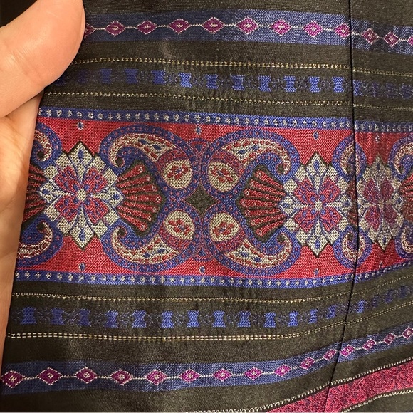 Talbots Petites sz 4 silk brocade kimono jacket,, metallic - Picture 3 of 11